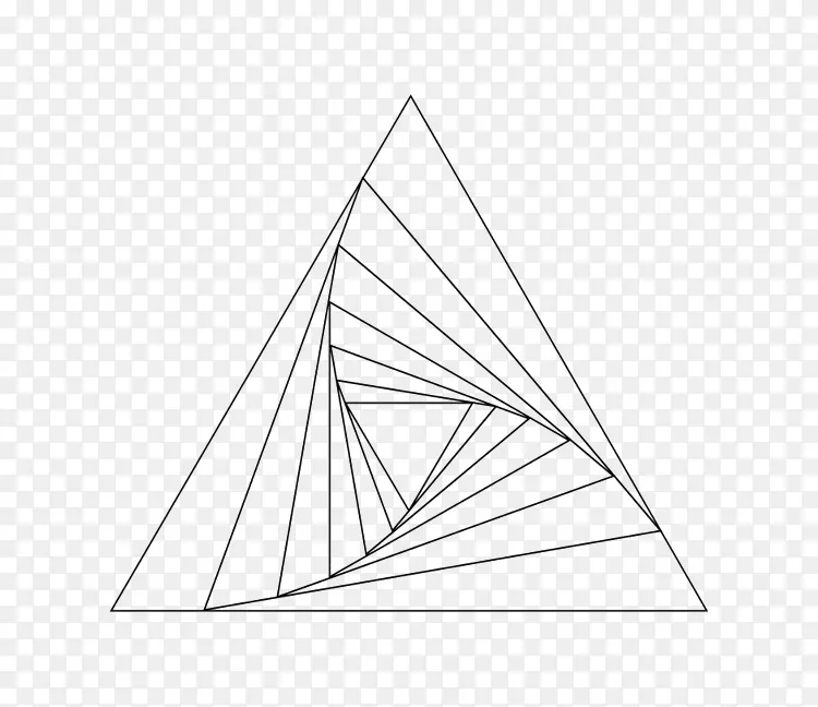 png线条艺术画几何三角形-三角形图片