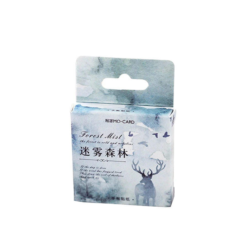 20packs/lot Forest Fog Bullet Japanese Custom Stickers Diy Diary sticker Scrapbooking Sticker Adhesive | Дом и сад