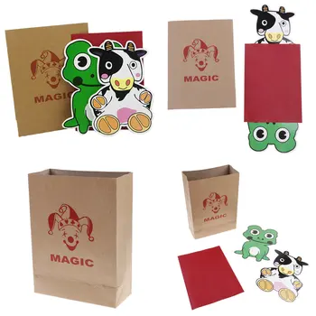 

1 Set Interactive Magical Props Learning Gifts New Magic Tricks Cows Small Cute Frog Cartoon Children Educational Animals Stage