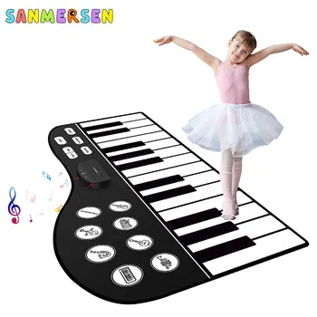 

180x99cm Musical Piano Instruments Toys Mat for Children Kids Music Carpets Touch Play with Sound Musical Rug Music Learning Toy