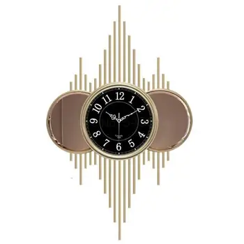 

American wall clock home modern light luxury hanging table personality art fashion atmosphere living room clock decoration mute