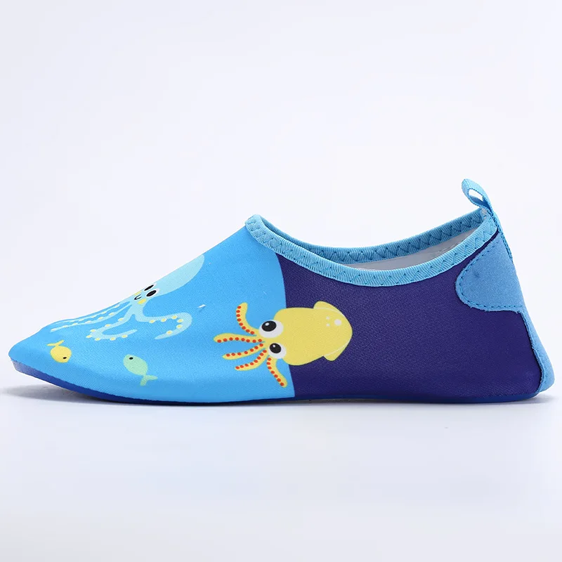 Children Floor Learner Shoes Water Park Sandals Seaside Play Shoes Breathable Men And Women Water-skiing Red Foot Patch Skin Sho