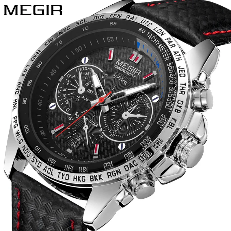 

Natural Detox Gainer Me G Ir MEN'S Watch Sports Hot Sales Watch Fake Three-Eyed Night Light Men Watch 1010G