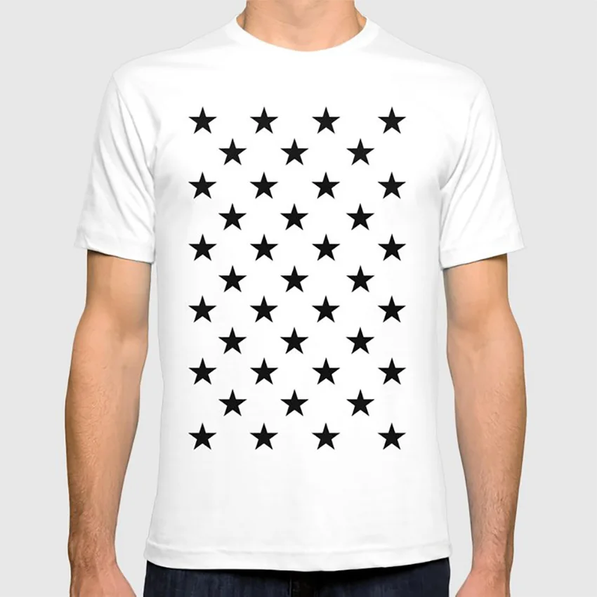 Stars(Black/White) T shirt vintage