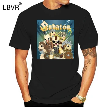 

Men T shirt Fashion Sabaton Power Metal Band Logo funny t-shirt novelty tshirt women