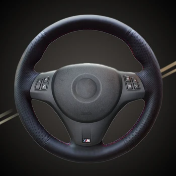 

Artificial Leather Auto Braid On The Steering Wheel Cover for BMW M Sport M3 E90 E91 E92 E93 E87 E81 E82 E88 X1 E84 Car Covers