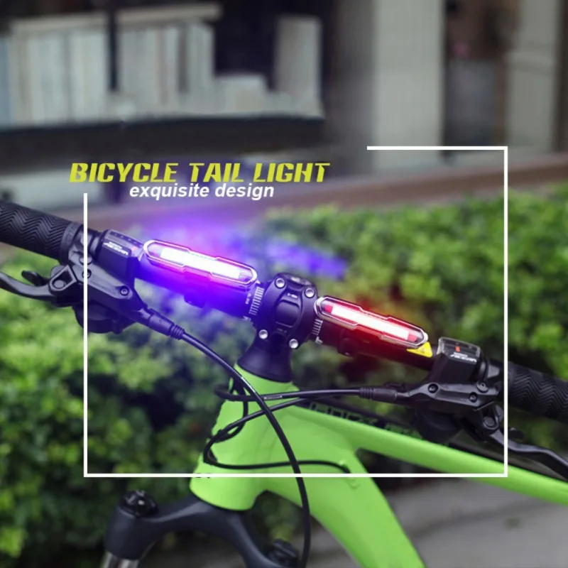 MTB велосипедный светильник USB Перезаряжаемый передний задний литиевый аккумулятор светодиодный велосипедный задний светильник велосипедный шлем светильник