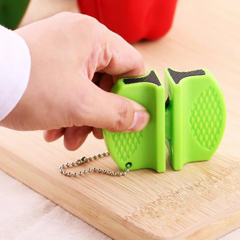 Mini Ceramic Rod Knife Sharpener Tungsten Steel Camp Pocket Kitchen Tool Accessories Two-stage Portable Knives Stone Butterfly | Дом и сад