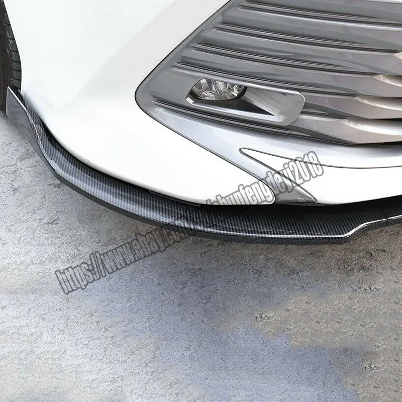 Подходит для Toyota Camry- передний бампер для губ из углеродного волокна комплект кузова 3 шт. Автомобильные модификации автомобильные аксессуары