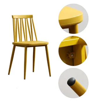 

chairs are modern and simple, lazy people, household plastic backrest stools, leisure books, tables and chairs, celebrities