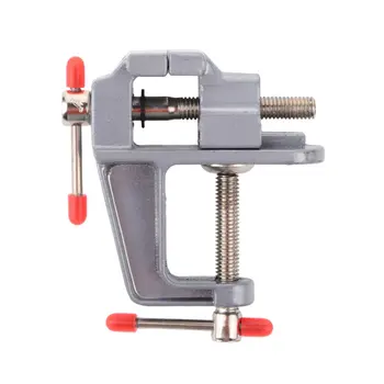 

Table Vise Mini Diy Household Flat Pliers 30Mm Mini Aluminum Alloy Vise Fixed Point Gripping Place 1 Pcs