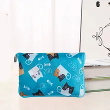 Женская Цветочная Складная хозяйственная сумка, многоразовая нейлоновая эко-сумка, продуктовая сумка H66