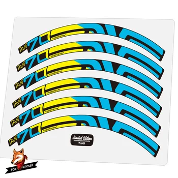 

26er 27.5er 29er Mountain Bike Wheel Sticker MTB Rim Decals for EVNE-M70 HV yeti m60