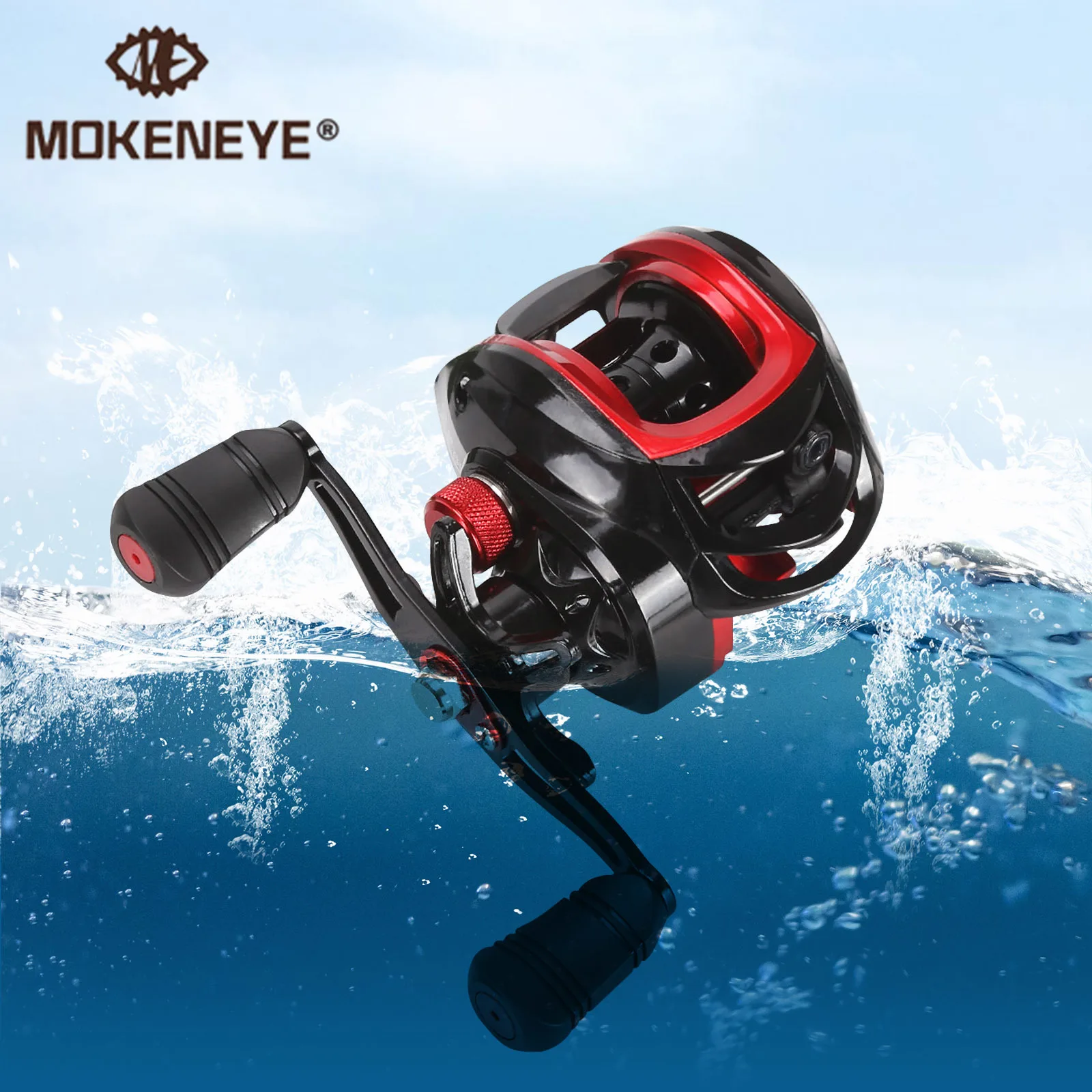 8KG Max Drag Fishing Reel 7.2:1 Bait Casting Reel Line Spool Saltwater Aluminium Freshwater Area 18 Bearings Fishing Accessories