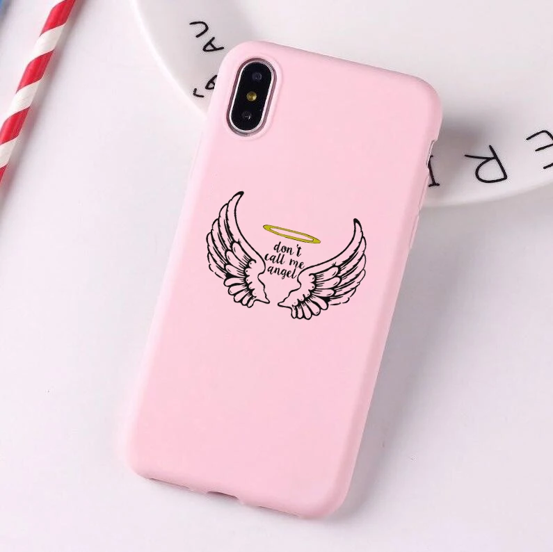 Ариана Гранде Don't Call Me Ангел Цветной Мягкий силиконовый чехол для iPhone 6/6s, i11 pro7/8, 7 Plus/8 Plus, X, K, XS, XR, XSMax