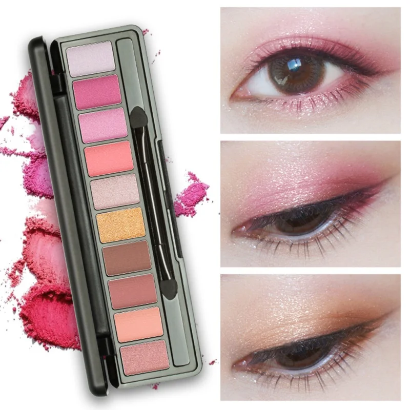 

New 10 Colors Matte Shimmer Eye Shadow Long-Lasting Waterproof Glitter Smoky Eyeshadow Palette Eye Shadow Cosmetic