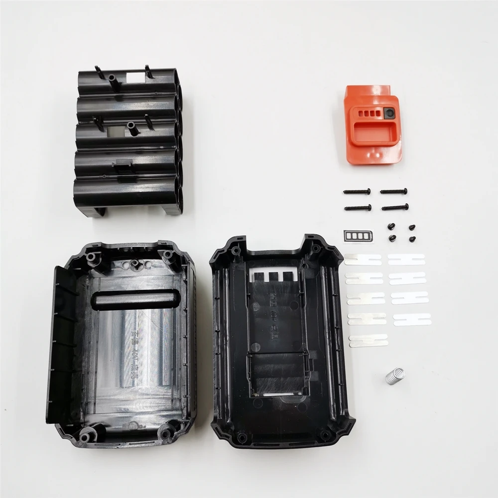 Davupine пластиковый чехол для батареи защита от зарядки печатная плата PCB коробка корпус дом для Black Decker 40 в LBXR36 BL2036 LBX2040 - Цвет: BOX without PCB