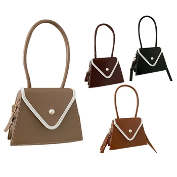 

Chain Women's Shoulder Bag Fashion New PU Leather Retro Luxury Portable Messenger Bag Mini Square Bag