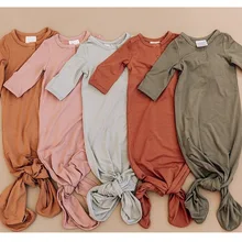 knotted baby gown boy