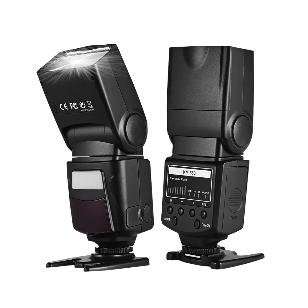 Professional On-camera Speedlight Photography Adjustable Brightness LED Fill Light Hot Shoe Mount for Nikon Canon DSLR Cameras |
