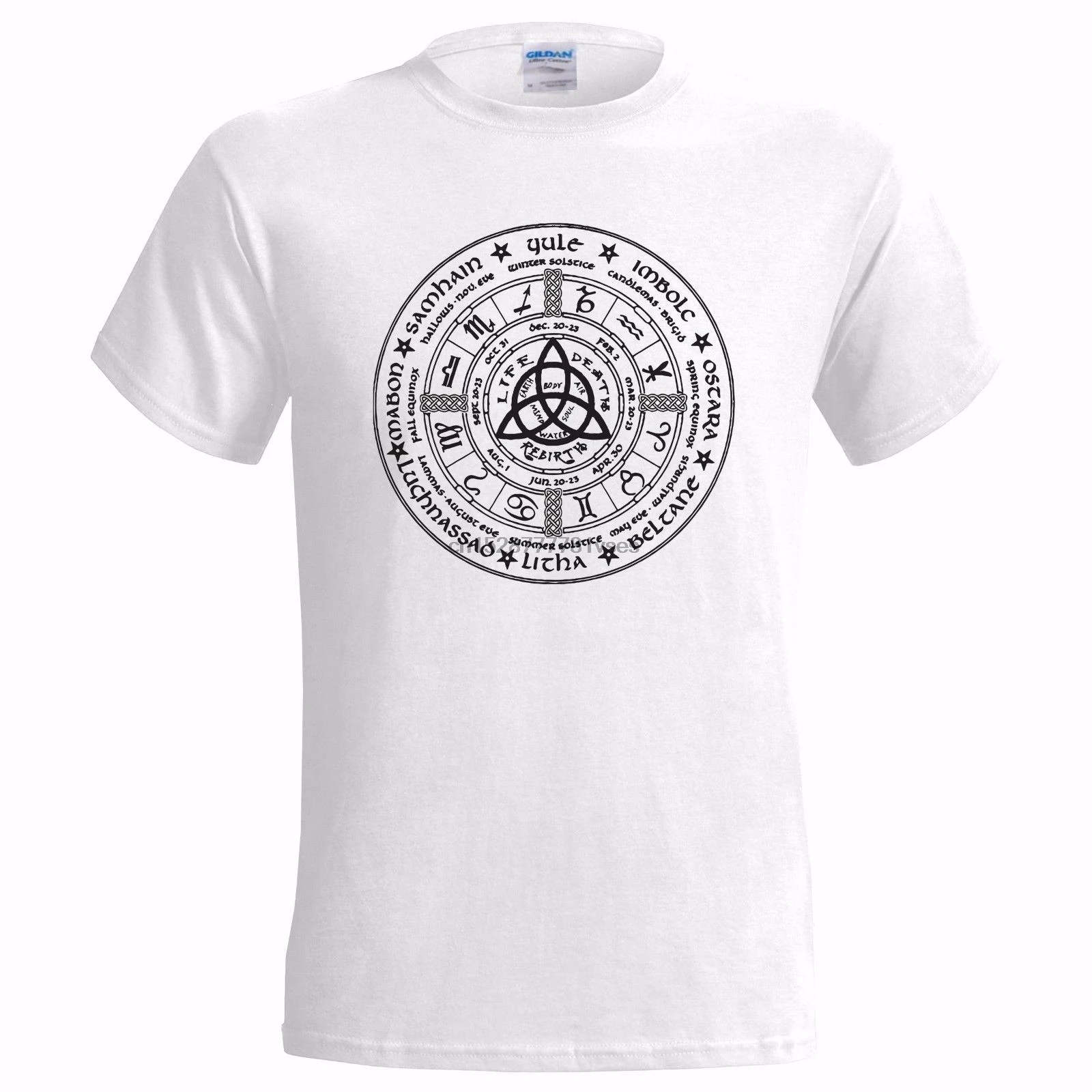 

PAGAN CHART EMBLEM MENS T SHIRT SIGN PAGANISM DRUID ASTROLOGY OCCULT SIGNS Gift Print T-shirtHip Hop Tee ShirtNEW ARRIVAL tees