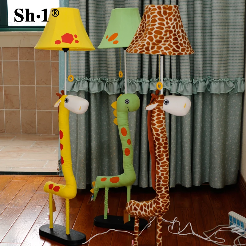 

Rural living room decoration cloth cartoon animal lamp European children's bedroom bedside lamp