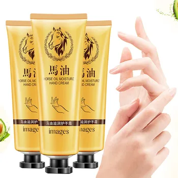 

Hot Fashion Horse Oil Repair Hand Cream Anti-Aging Soft Hand Refreshing Whitening Moisturizing Hand Cream Suitable Non-greasy
