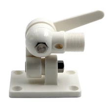 

Marine Antenna Base Mount Plastic Marine Boat Dual Axis Adjustable Antenna Base Mount Universal for Marine Yacht