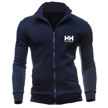 

2020 New Fashion Hoody Jacket HH Printing Men Hoodies Sweatshirts Casual Hooded Thin Coat Zip Cardigan Brand Clothing M-3XL