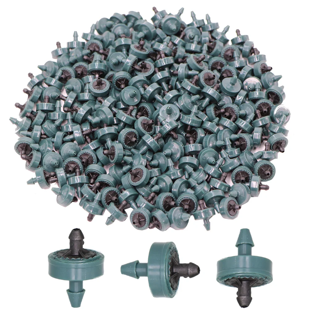 20PCS 2L 4L 8L/H Pressure Compensation Drippers 4/7 Hose Puncher Agricultural Garden Lawn Irrigation System Steady Flow Dripper