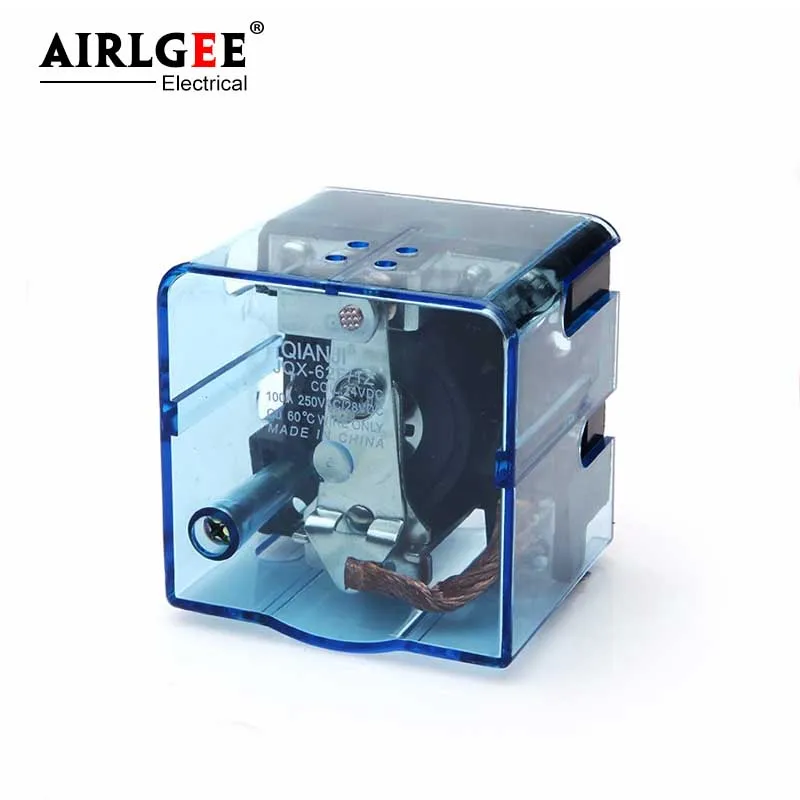 JQX-62F-1Z Coil DC 12V SPDT DPDT 100A 28VDC 250VAC Electronmagnetic Relay JQX-62F-1Z Coil DC 12V SPDT DPDT 100A 28VDC 250VAC Electronmagnetic Relay
