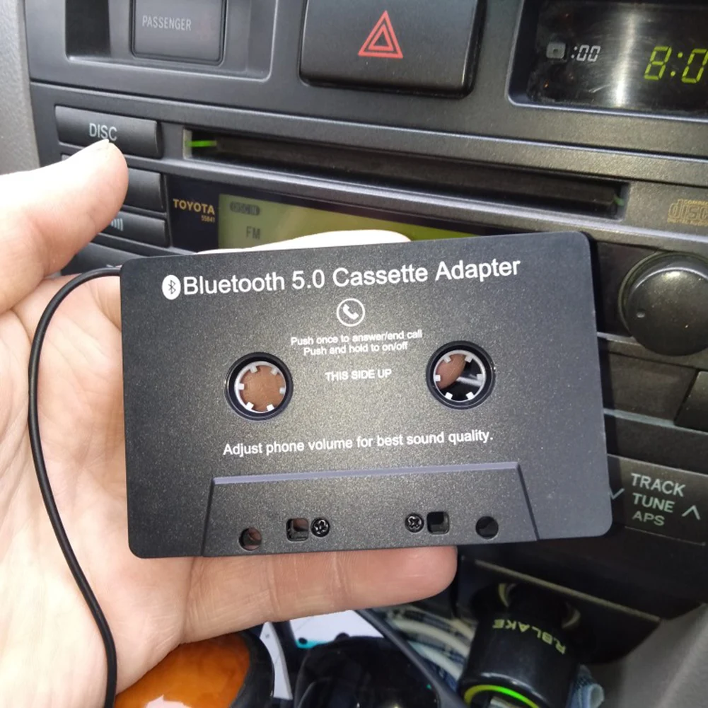 Bluetooth 5.0 Car Tape Audio Cassette Aux Adapter Smartphone Cassette  Adapter Car Tape Stereo Converter Cassette Adapter - Car Cassette Player -  AliExpress