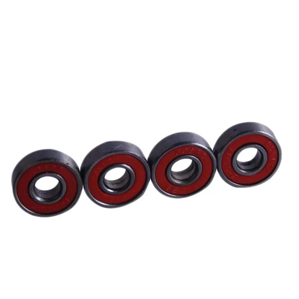 10 шт./компл. 608zz роликовый скейтборд колесо для скейта прочный для роликовых подшипников роликовые ABEC-7 набор красный титановый скейтборд колесо
