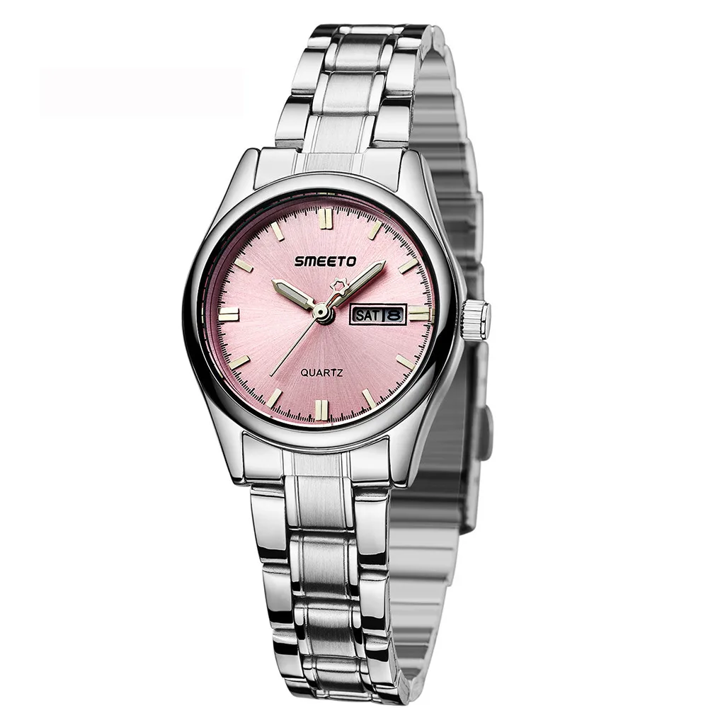 

Luxury Ladies Watches Lesure Alloy Women's Watch Bracelet Calendar Date Woman Watches Small Dial Analog Quartz Watch relogio