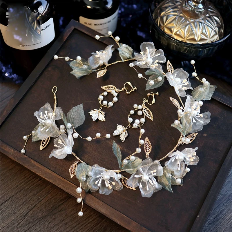 Супер сказочная гирлянда из цветов в стиле мори Корона невесты женские пляжные