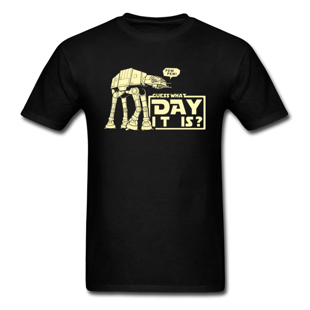 What Day It Is T рубашка мужская Звездные войны At Robot футболка забавная говорящая гик