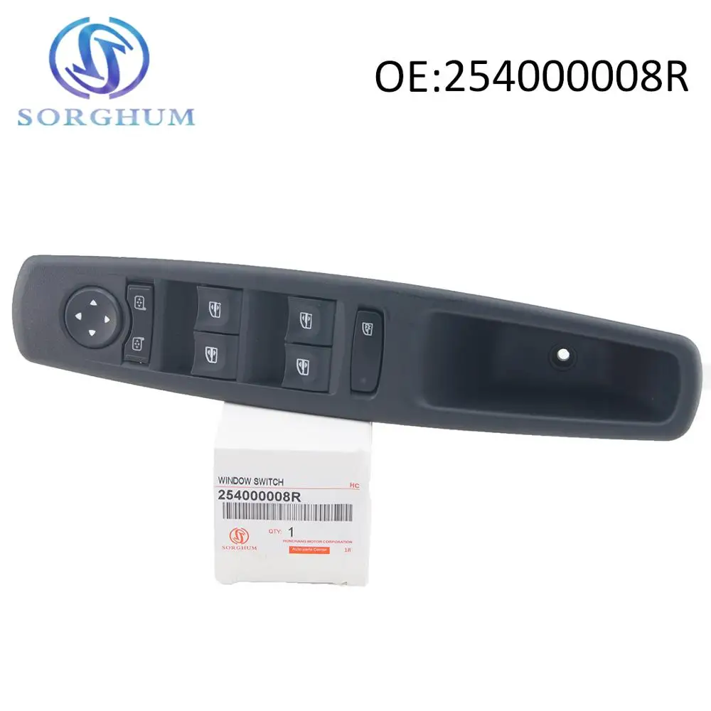 254000008R Fornt Left Electric Master Window Switch For Renault Fluence L30 2010-2014 25400 -0008R 254000014R | Автомобили и