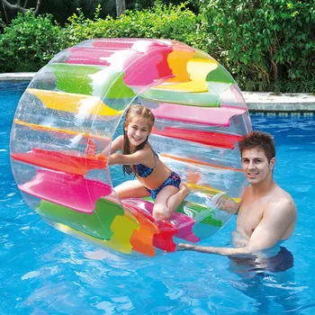 

Colorful Inflatable Water Wheel Water Roller Ball Roller Float Water Wheel Swimming Pool Roller Swimming Pool ToysToy For Kids