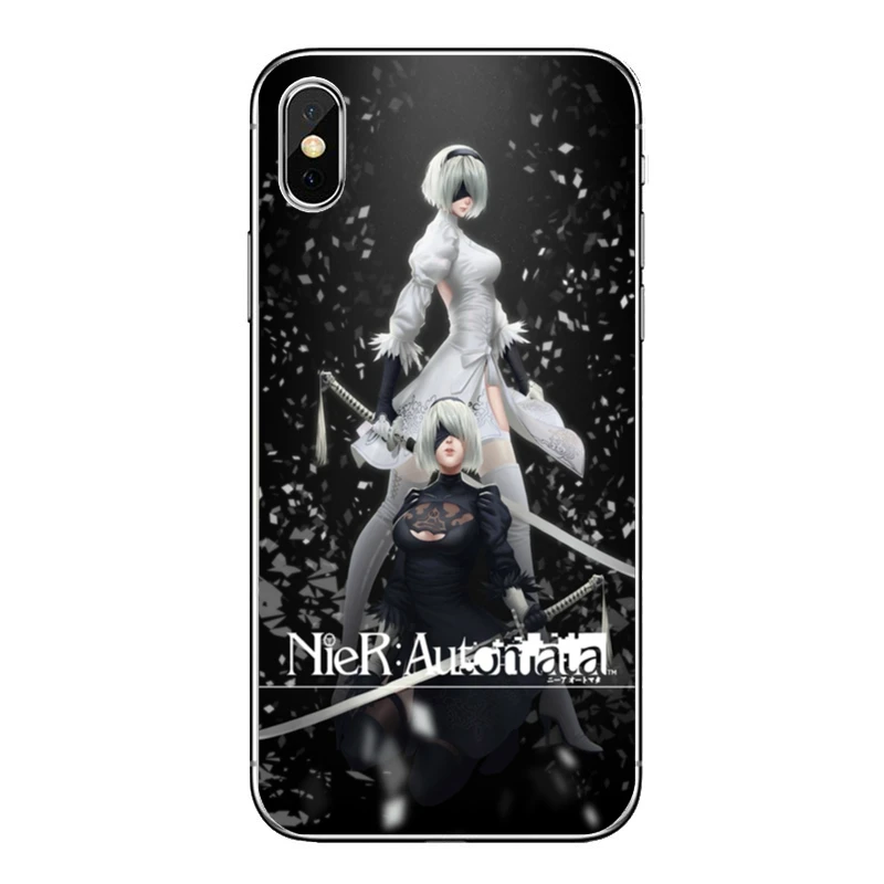 Аниме Nier Automata 2b для iPhone XR X XS Max 8 7 6s 6 plus SE 5s 5c 5 iPod Touch аксессуары чехол для телефона - Цвет: Nier-Automata-A-10