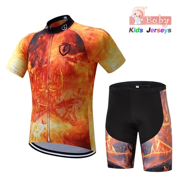 

Pro Kids Cycling Jersey Set Child Short Sleeves Cycling Set Boys Bike Clothing Ropa Ciclismo Girl Cycling Clothing Sports Suit