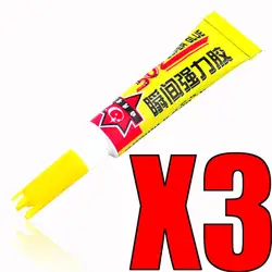 KRAZY – colle 502 CYANOACRYLATE, 3 pièces, 3G, instantanée, supercolle 