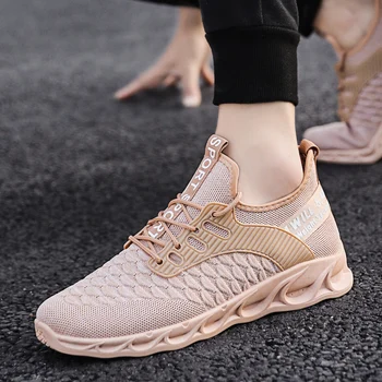 

Men's Breathable Mesh Shoes for Men's Sneakers Trend Man Flat Walking Shoes Tenis Feminino Summer Deodorant Casual Shoes