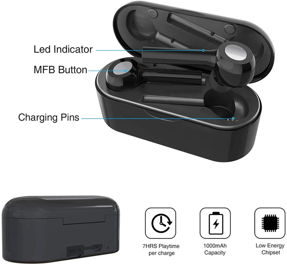 Amorno беспроводные наушники TWS Bluetooth наушники стерео туры беспроводные наушники HIFI Звук Спорт Handsfree игровая гарнитура для телефона