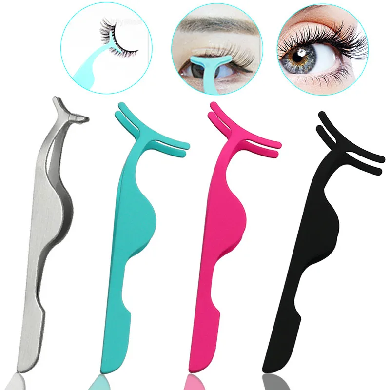 

1 pcs false eyelash tweezers eyelash applicator extension curling iron auxiliary tweezers makeup tweezers tweezers tools