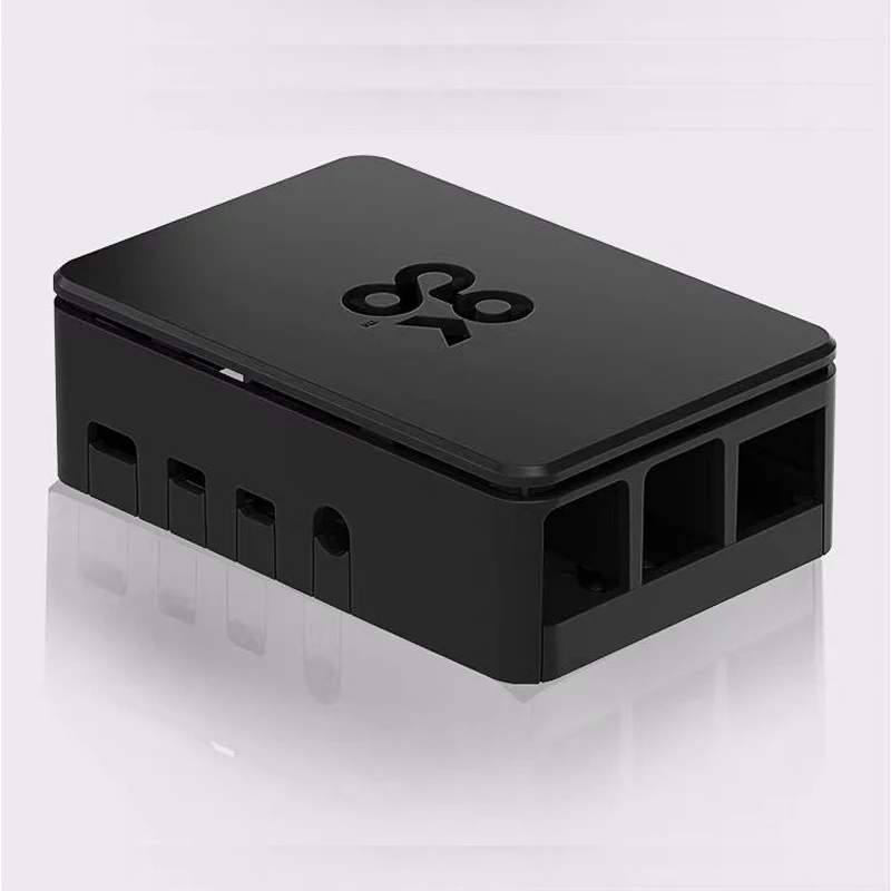 Raspberry Pi 4 Чехол черный ABS чехол Raspberry Pi 4B пластиковый корпус Корпуса для Raspberry Pi 4 Модель B