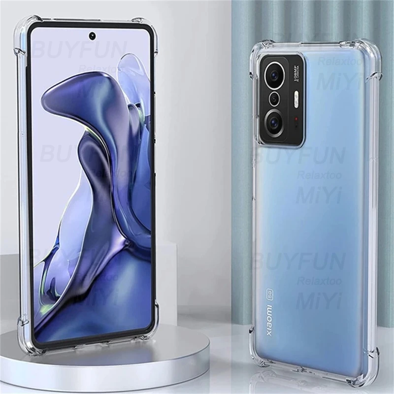 Shockproof coque for xiaomi 11t pro case xiaomi11t xiomi mi11t mi 11 t pro soft silicone protective fundas phone waterproof case phone case phone protector cover leather phone case