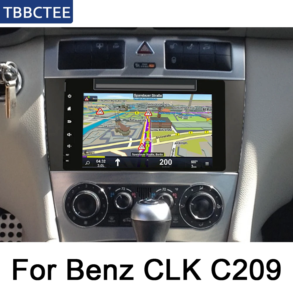 Для Mercedes Benz CLK Class C209 A209 2000 ~ 2010 NTG автомобильный мультимедийный плеер gps Android Авто