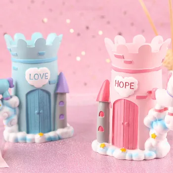 

Unicorn Girl's Heart Pen Holder Student Gift Desktop Decoration Resin Crafts Gift