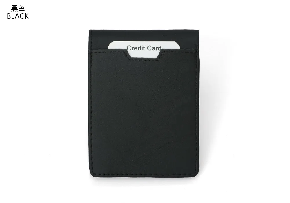 Slim Soft Wallet Genuine Leather Mini Credit Card Wallet Card Holders Men Wallet Thin Small Purse