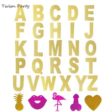 Персональная буква-баннер для близнецов, A-Z для мальчиков и девочек, декор для вечеринки в честь Дня Рождения, персонализированные вечерние флаги, персональный детский душ, конфета-бар